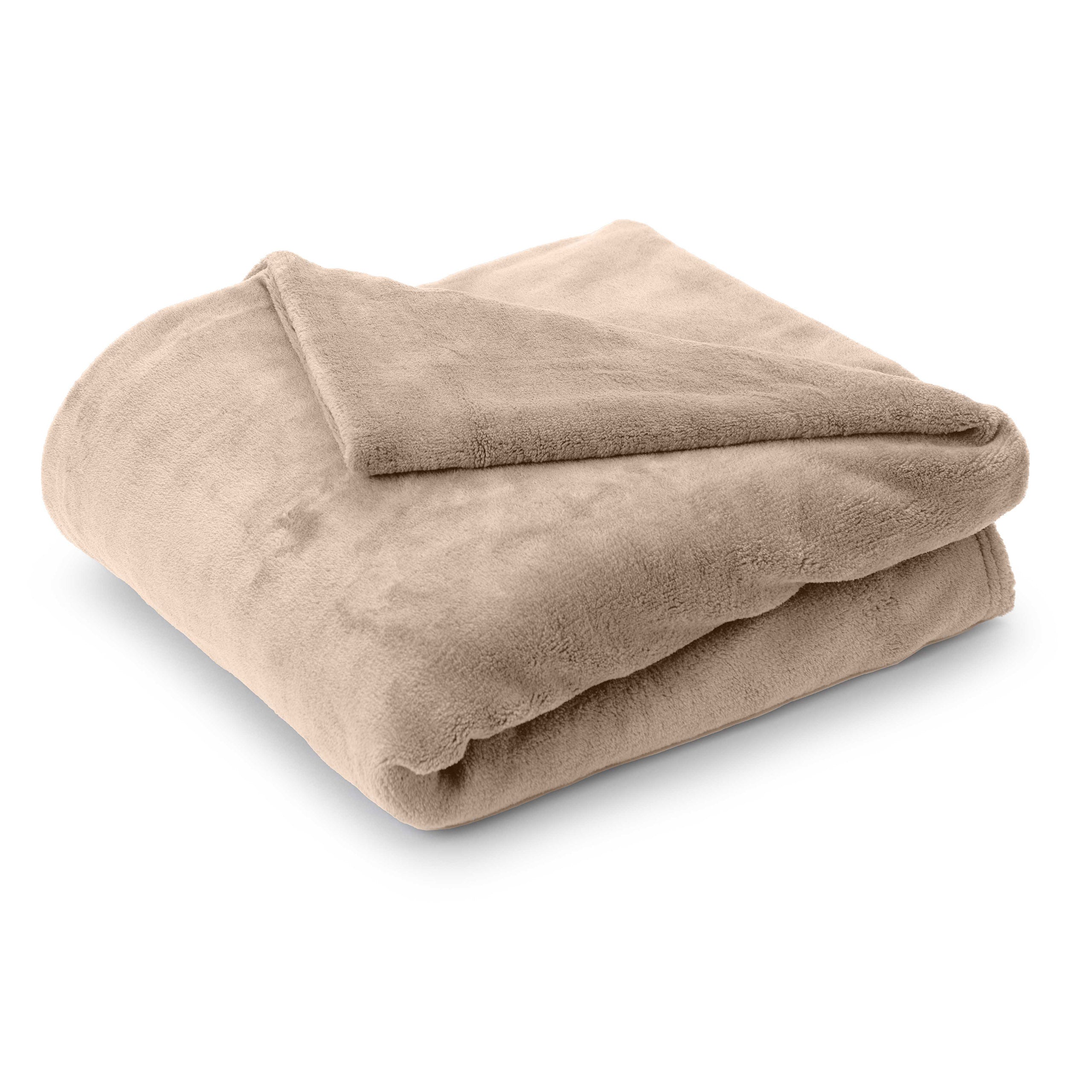 Kuscheldecke - 220x240 cm - Sofadecke & Tagesdecke - Hellrosa aus weichem Coral-Fleece, pflegeleicht und vielseitig einsetzbar.