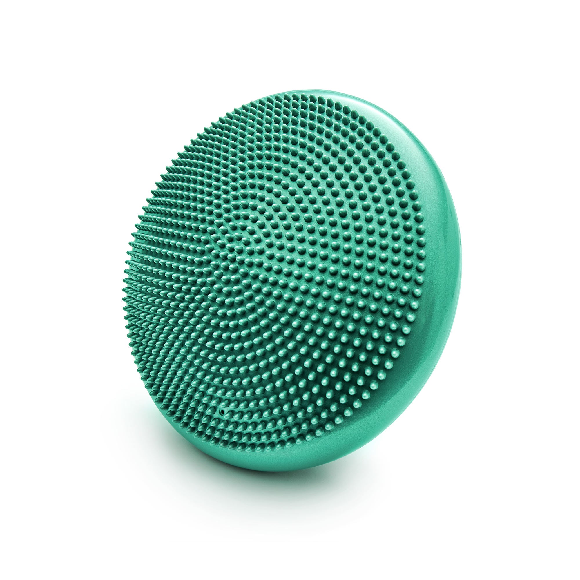 Ballsitzkissen "Blowup" - Inkl. Pumpe - Ø 33 cm - Türkis mit Noppen für ergonomisches Sitzen und Balance-Training.