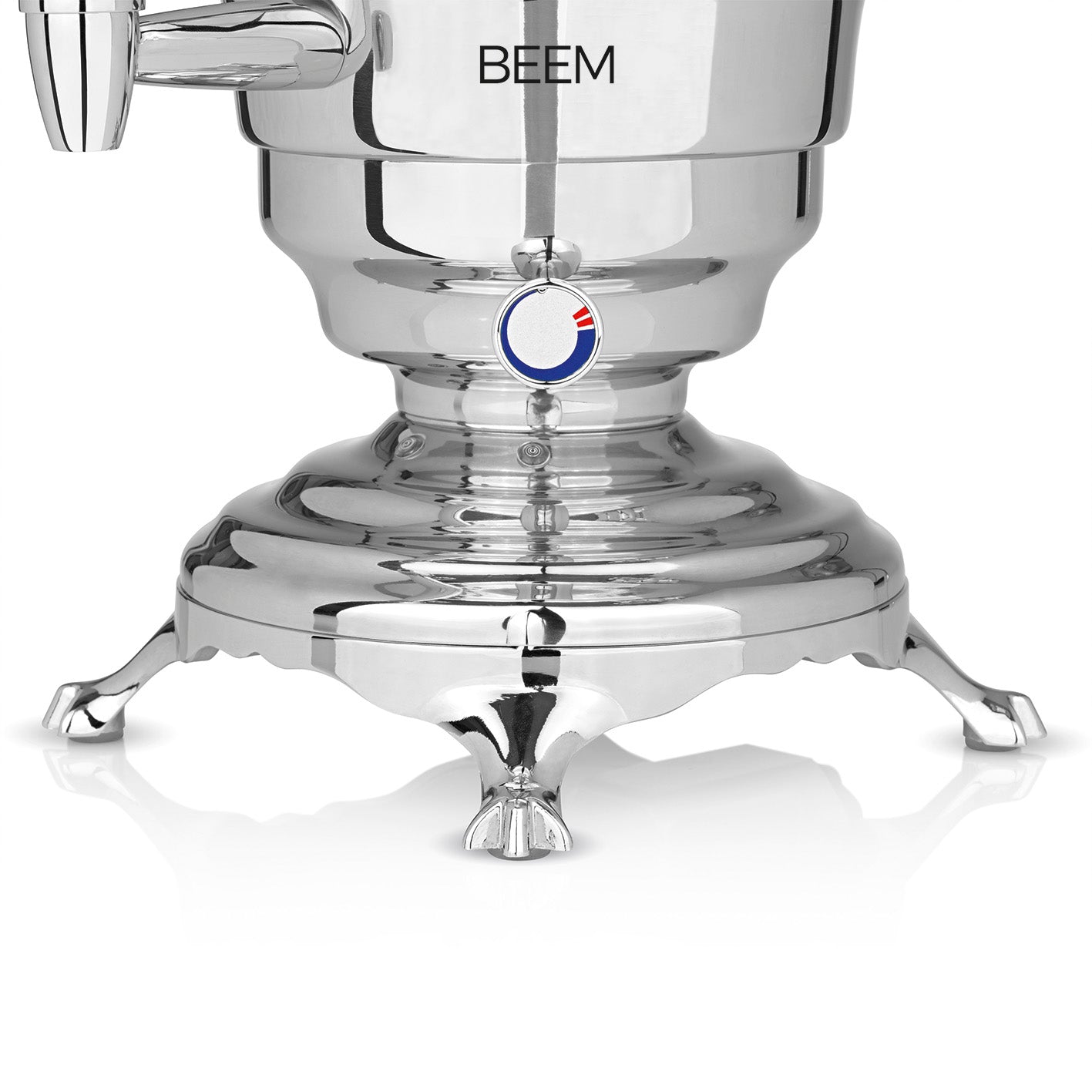 SAMOWAR Odessa- 3 - 1800 W - Edelstahl aus hochwertigem Edelstahl mit 3 l Wasserbehälter und stufenlosem Thermostat.