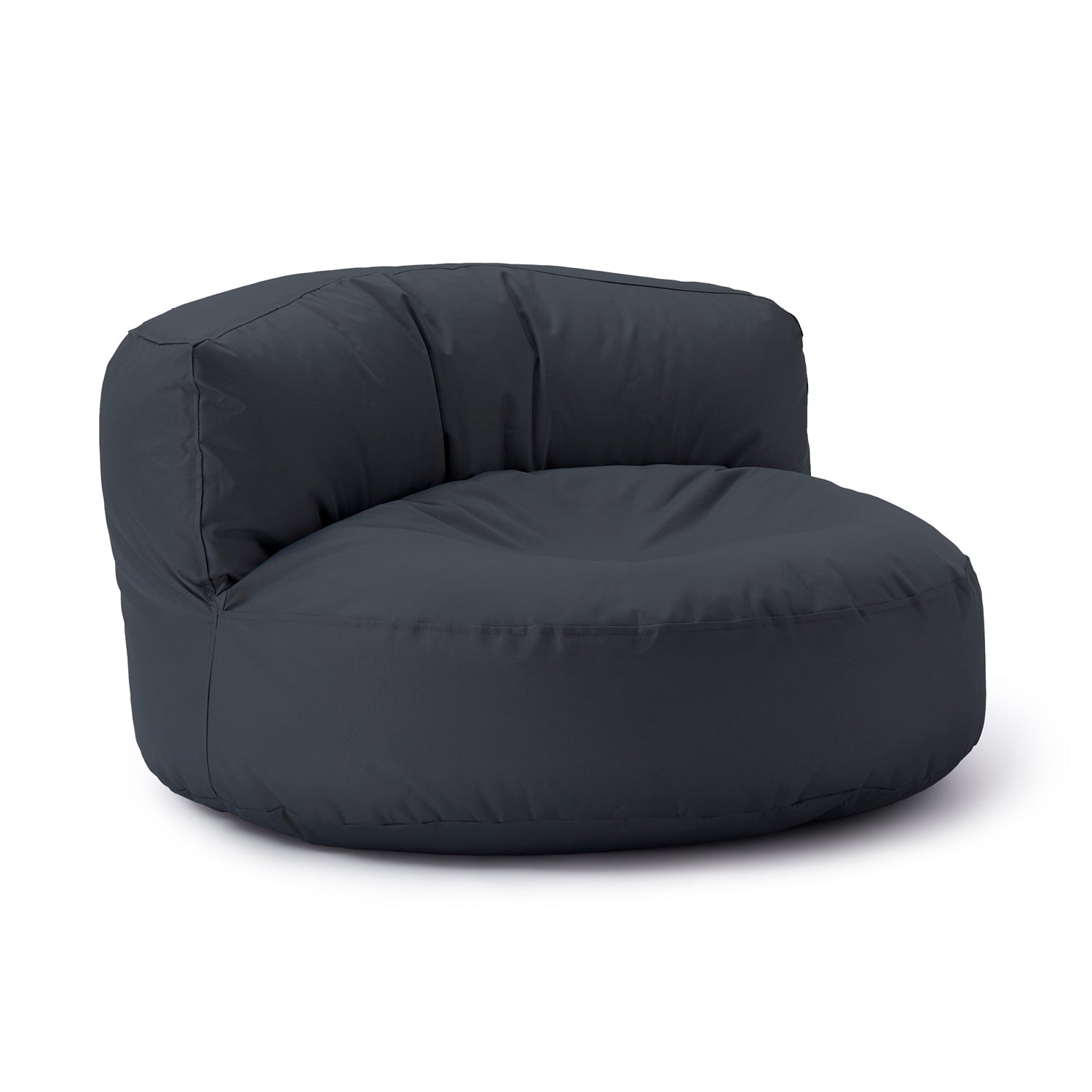 Sitzsack Lounge (320 L) in Stahlgrau, moderner Sitzsack für drinnen & draußen, langlebig und leicht, mit hochwertiger EPS-Füllung.