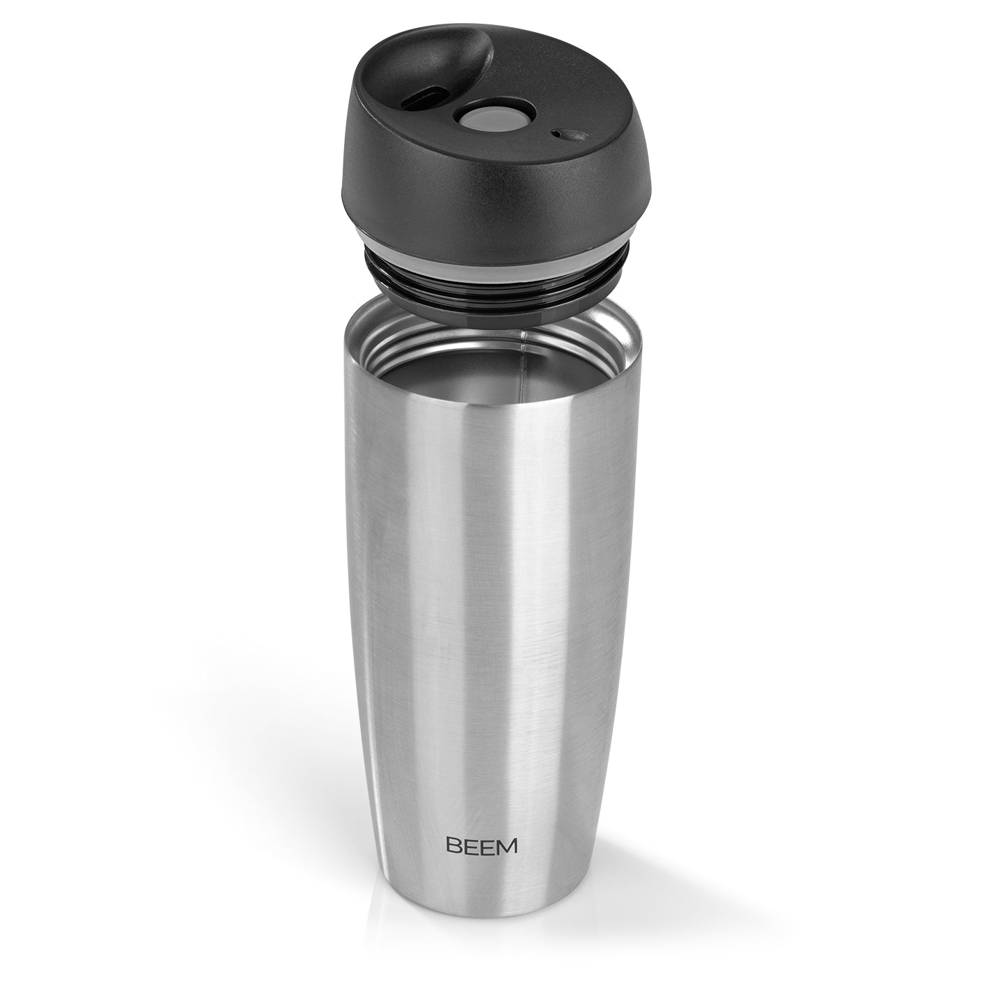COFFEE2GO Thermobecher - 400 ml aus Edelstahl, auslaufsicher, hält Getränke bis zu 3h heiß oder kalt, ideal für unterwegs.