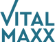VITALmaxx Logo in blauer Schrift.