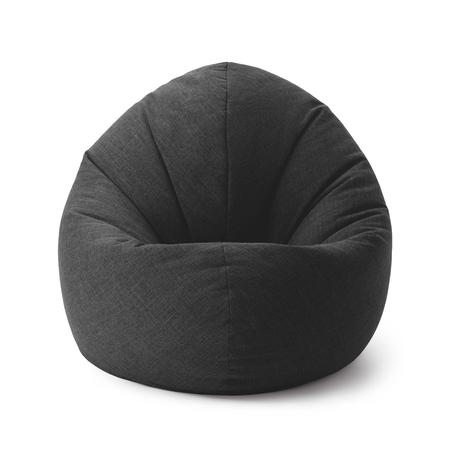 Sitzsack Interior Line (300 L) - indoor - Dunkelgrau, weicher 2-in-1 Sitzsack mit leinenartigem Bezug und integriertem Innensack von Lumaland.