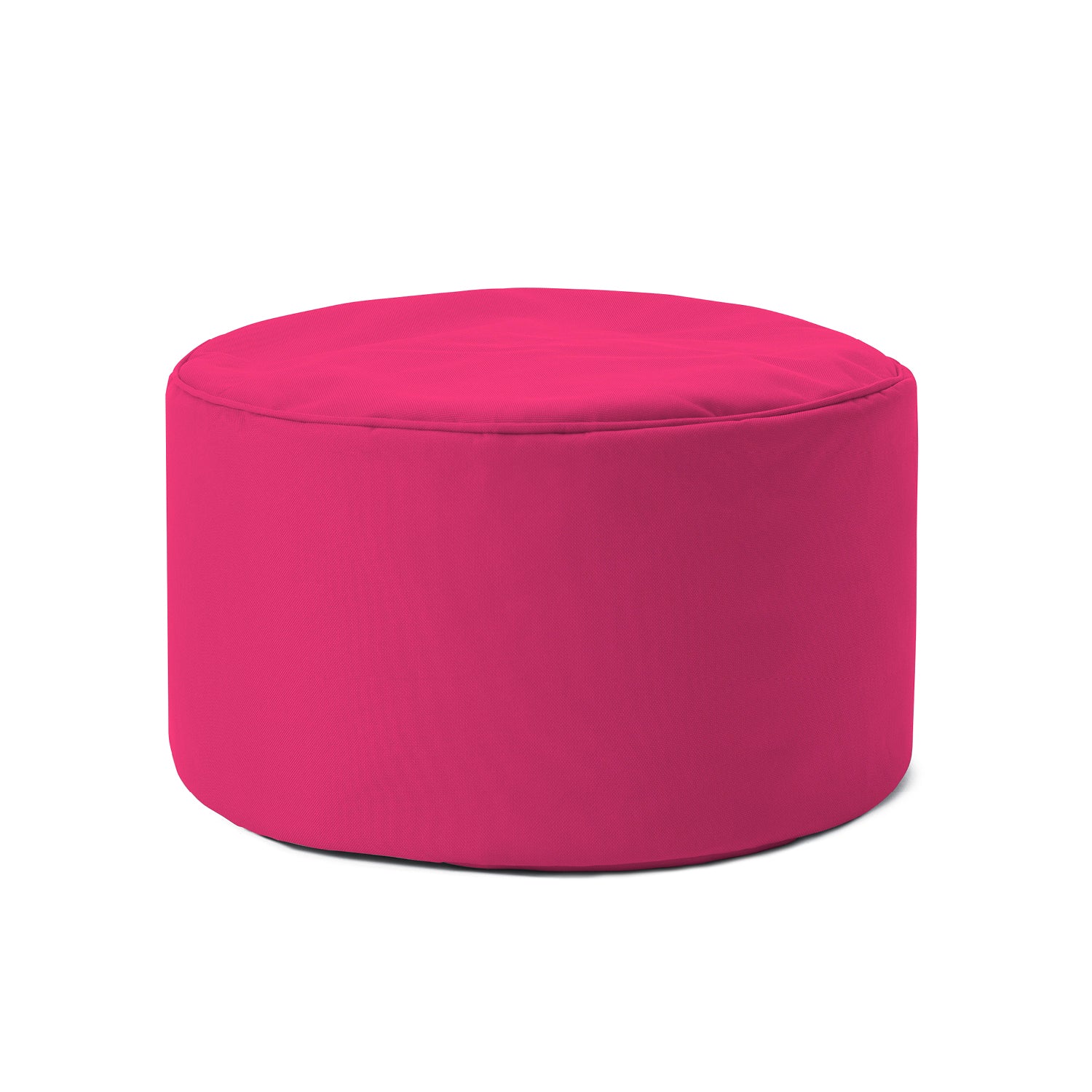 Sitzsack-Hocker/Pouf (50 L) in Pink, modern, leicht, für indoor & outdoor, mit pflegeleichtem, abperlendem Material.