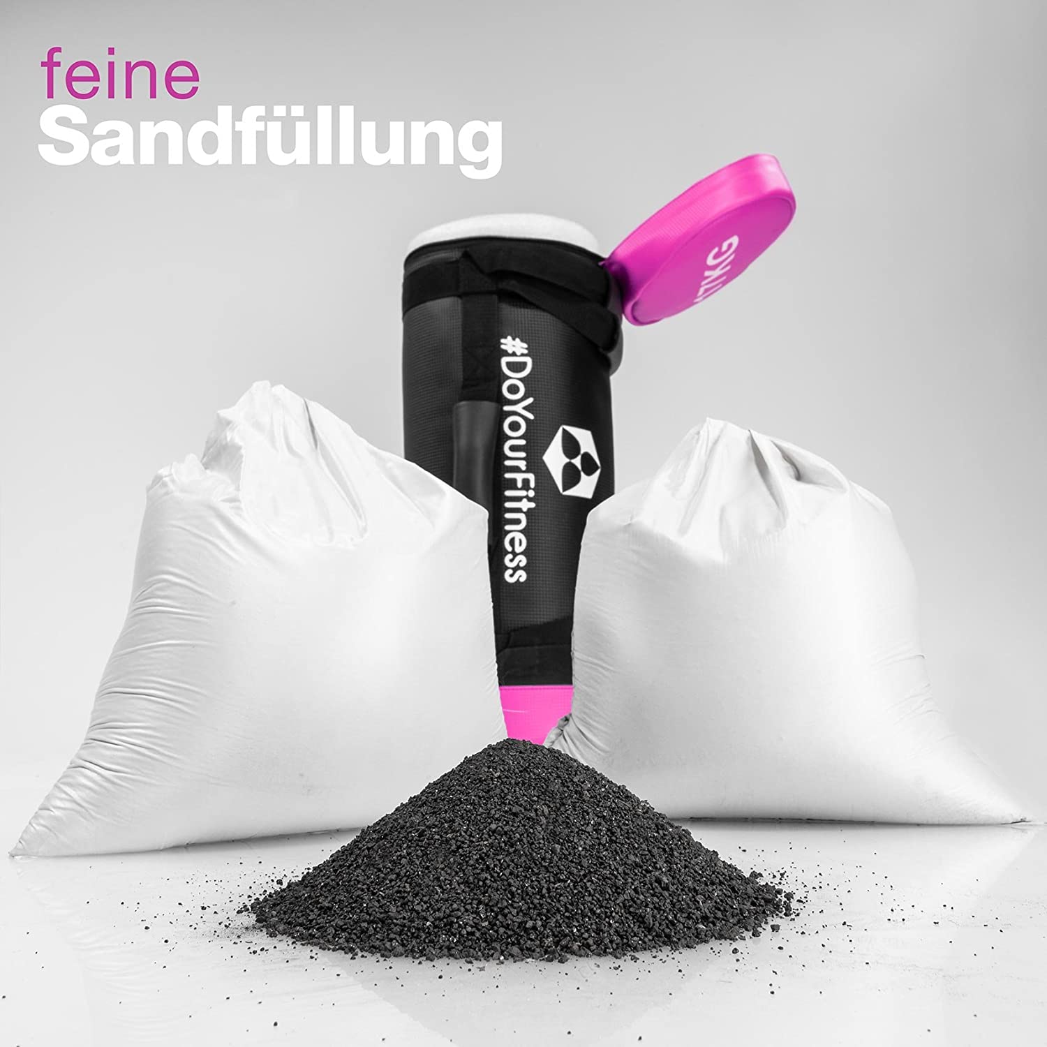 Corebag Sandsack Carolous - Fitness Power Bag 8 kg mit feiner Sandfüllung und robuster Nylonhülle für intensives Functional Training.