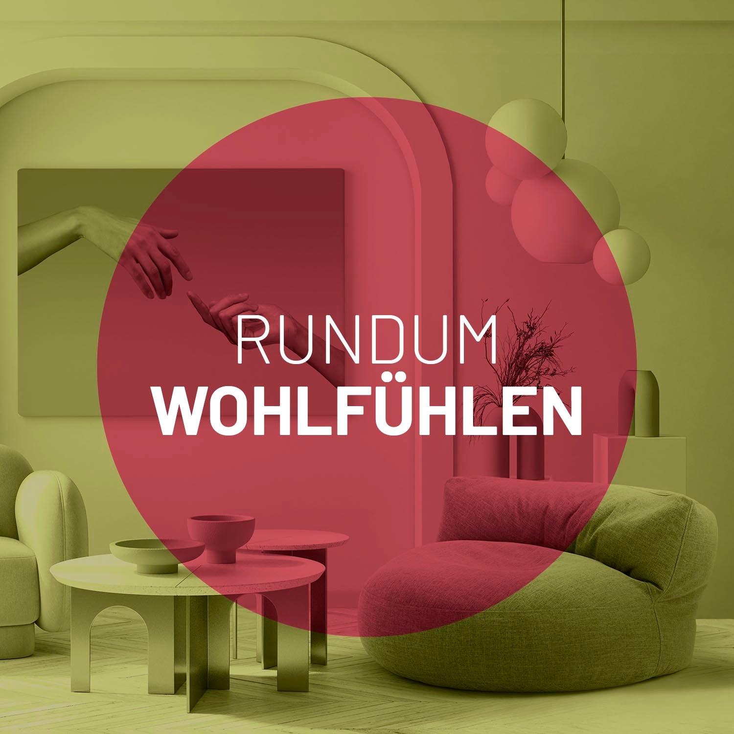 Interior Line Sitzsack-Lounge (320 L) Lime, indoor, weicher Sitzsack im leinenartigen Design für gemütliche Wohnräume.