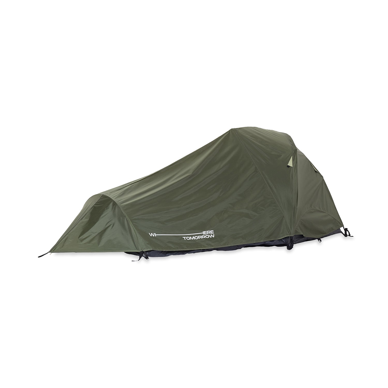 2-Personen-Kompakt-Zelt - Pop Up Wurfzelt Trekkingzelt grün, ultraleicht, kompakt, schneller Aufbau, hochgezogene Bodenwanne, Maße 245x160x95 cm.