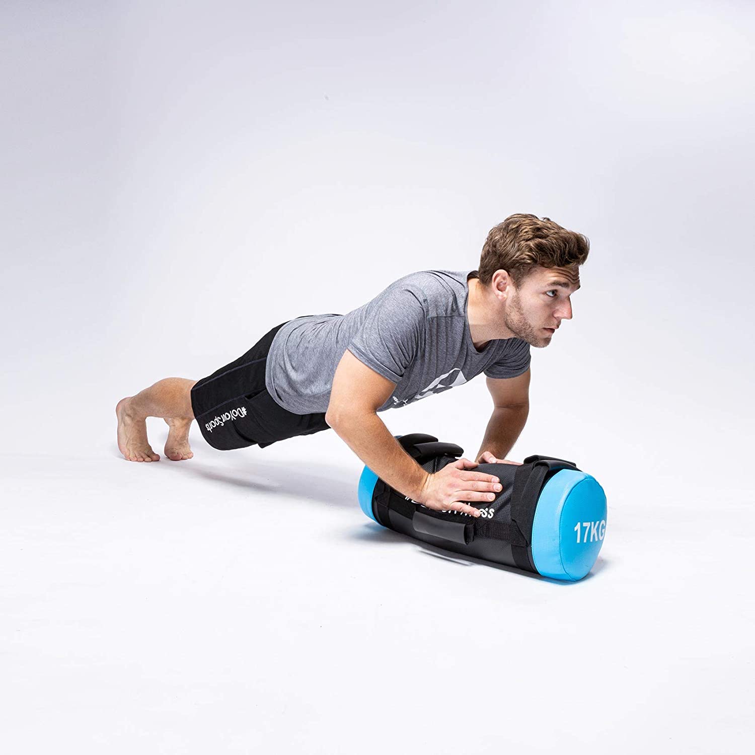 Corebag Sandsack Carolous - Fitness Power Bag 20 kg für Functional Training mit robustem Nylon und Metallsandfüllung.