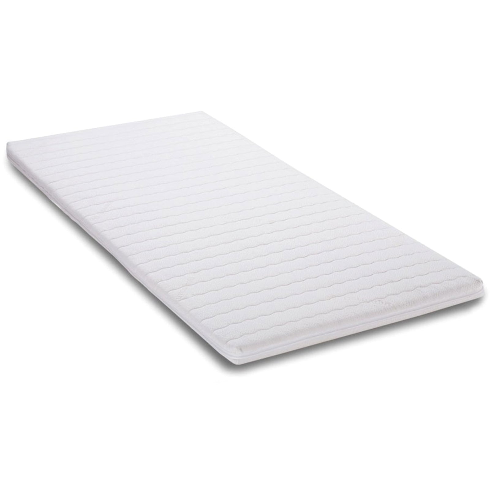 Matratzentopper Microfaser - 90 x 200 x 6,5 cm, weich, viskoelastisch, anpassungsfähig, abnehmbarer waschbarer Bezug, atmungsaktiv und temperaturausgleichend.